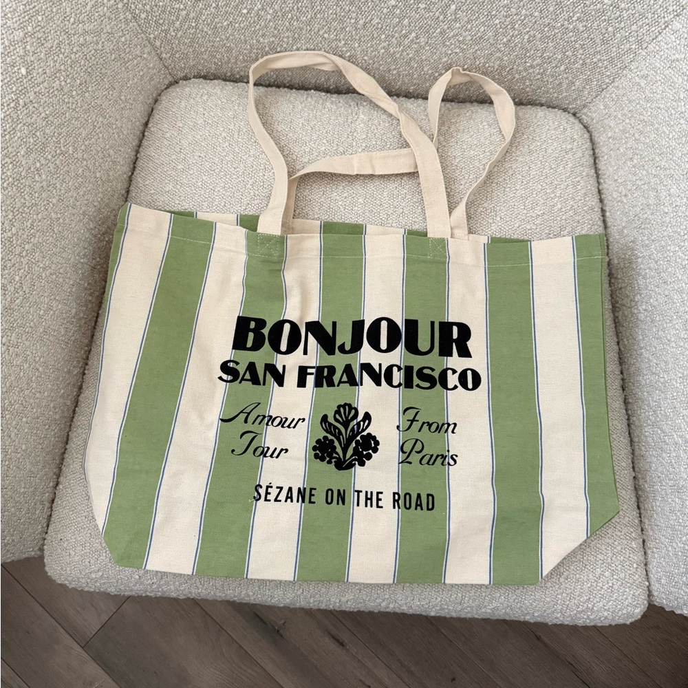 Sézane Bonjour San Francisco Tote